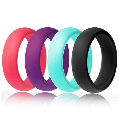 Mode-Entwurfs-dauerhafter Sport-Silikon-Finger Ring For Men Women