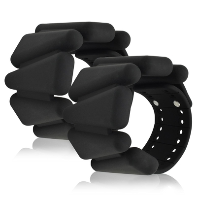 Justierbarer tragbarer Handgelenk-Knöchel belastet Yoga Barre Pilates Cardio Aerobics 2 Sätze 2lb 4lb