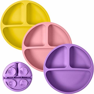 Komponente der Regenbogen-Silikon-einziehende gesetztes Silikon geteilte Saugplatten-drei