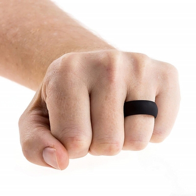 Mode-Entwurfs-dauerhafter Sport-Silikon-Finger Ring For Men Women