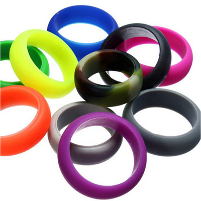 Mode-Entwurfs-dauerhafter Sport-Silikon-Finger Ring For Men Women