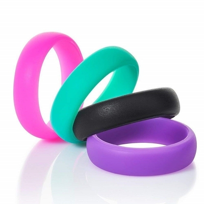 Mode-Entwurfs-dauerhafter Sport-Silikon-Finger Ring For Men Women