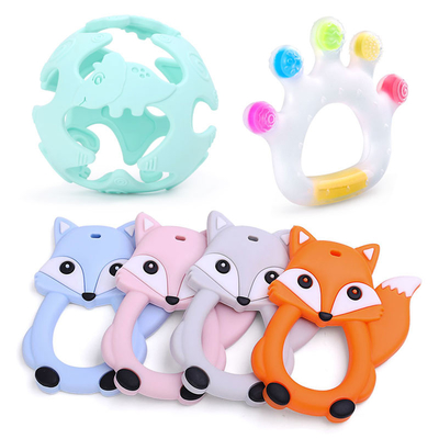 Eco freundliche ISO Naturkautschuk-Dentition Ring Toys Wear Resistant